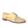Pantofi dama din piele naturala - Galben Multicolor - G10 GM
