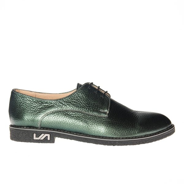 Pantofi dama din piele naturala - Verde - G10 V