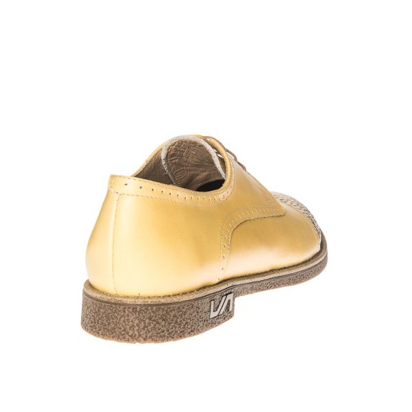 Pantofi dama din piele naturala - Galben solzi Aurii - G11 GA