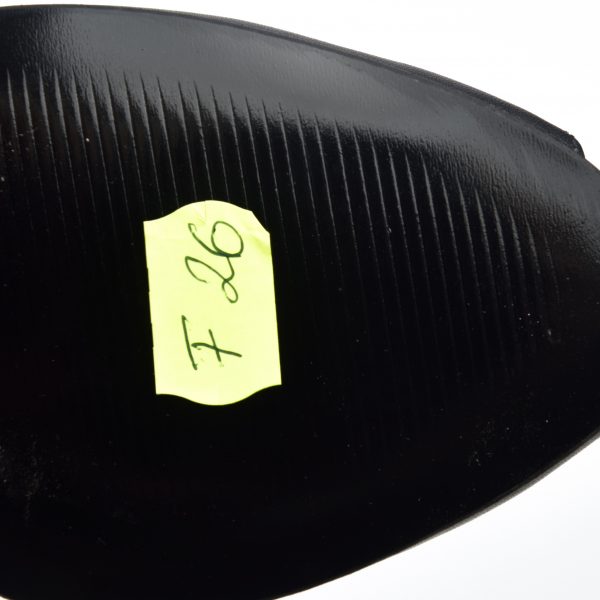 Pantofi dama din piele naturala - Negru box cu imprimeu - F26 NBI