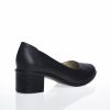 Pantofi dama din piele naturala - Negru Box - T2 NB