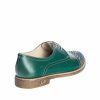 Pantofi dama din piele naturala - Verde Varf Mozaic - G11 VVM