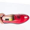 Pantofi dama din piele naturala - Rosu Lac - G33 RL