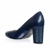 Pantofi dama din piele naturala - Albastru + Negru Lac - 115 ANL