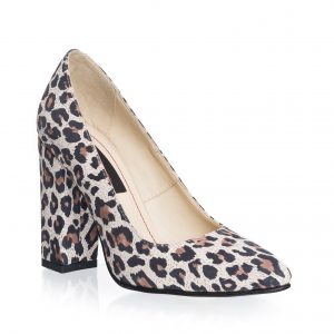 Pantofi dama din piele naturala - Leopard - 2691 L