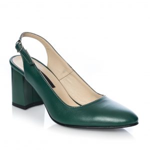 Sandale dama din piele naturala - Verde Box - V7 VB