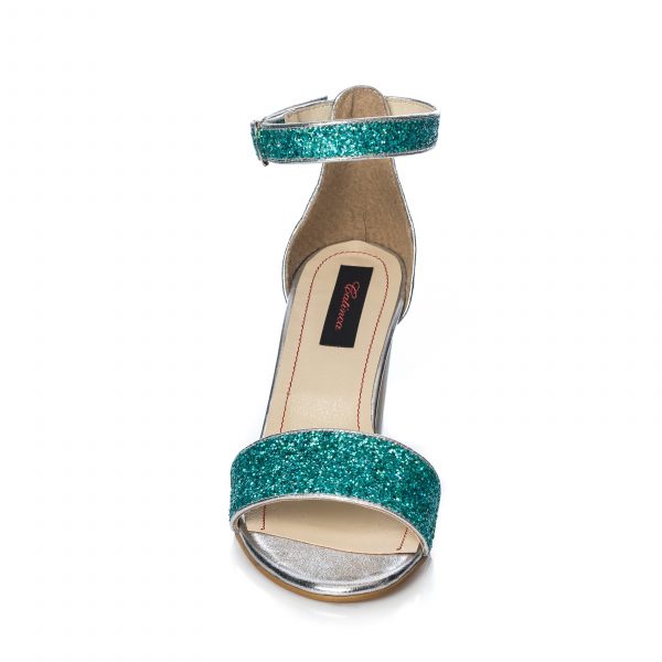 Sandale dama - Glitter Turcoaz - S7 GT