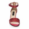 Sandale dama - Glitter Rosu - S7 GR