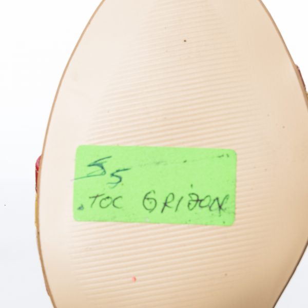 Sandale dama din piele naturala - Rosu - S5 R