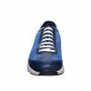 Pantofi dama sport din piele naturala - Blu cu Dungi - AD8 BD