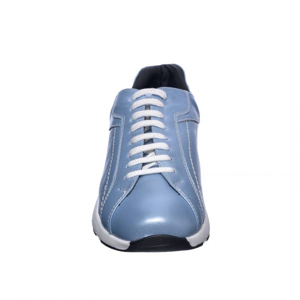 Pantofi dama sport din piele naturala - Albastru Deschis Sidef - AD9 ADS