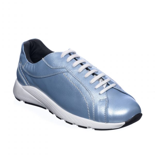 Pantofi dama sport din piele naturala - Albastru Deschis Sidef - AD9 ADS