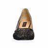 Pantofi dama din piele naturala - Negru Varf Poney- 016 NVP