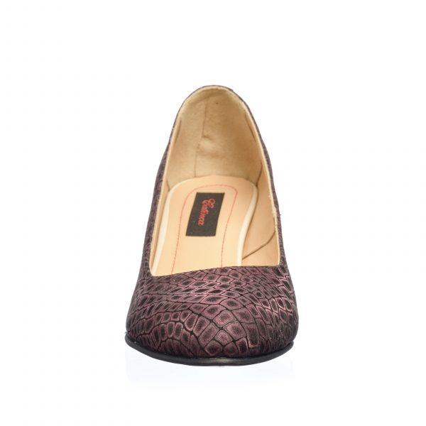 Pantofi dama din piele naturala - Poney Bordo - A2 PBO