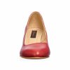 Pantofi dama din piele naturala - Rosu - A2 R