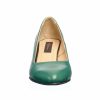 Pantofi dama din piele naturala - Verde Sarpe Verde - A4 VSV