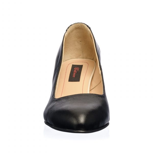 Pantofi dama din piele naturala - Negru Sarpe Negru - A4 NSN