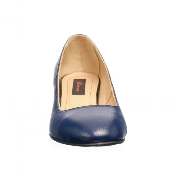 Pantofi dama din piele naturala - Bleumarin - A6 BL