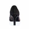 Pantofi dama din piele naturala - Negru Antilopa Pauni - A10 NAP