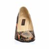 Pantofi dama din piele naturala - Sarpe Galben - R7 SG
