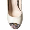 Sandale dama din piele naturala - Bej Trandafiri - E194 BT