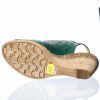 Sandale dama din piele naturala - Verde - P28 V