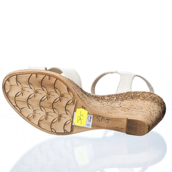 Sandale dama din piele naturala - Bej - SP5 B