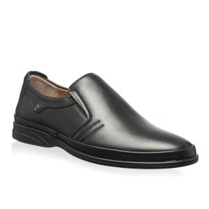 Pantofi barbati din piele naturala - Negru - 651 N