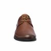 Pantofi barbati din piele naturala - Maro Perforat - 650 MP