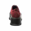 Pantofi dama din piele naturala - Rosu Antilopa - X3 RA