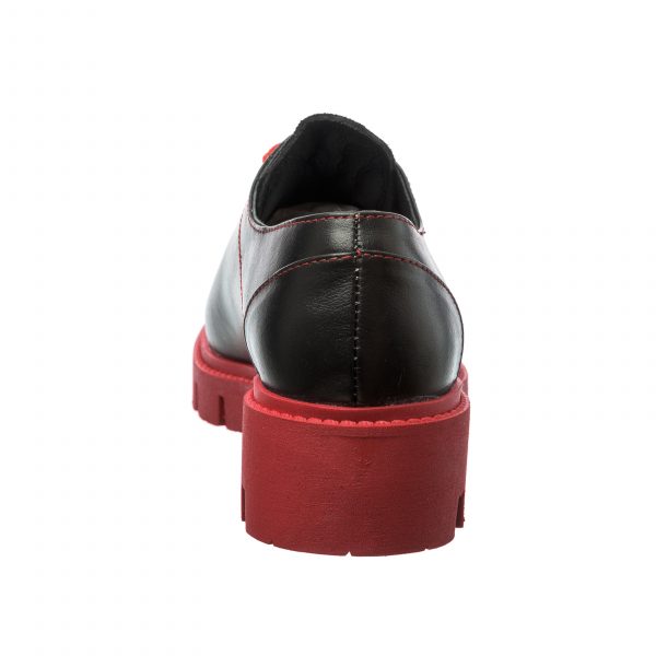 Pantofi dama din piele naturala - Negru Box - X2 NB