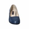 Pantofi dama din piele naturala - Albastru + Croco Albastru - T8 ACA