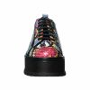 Pantofi dama din piele naturala - Negru Box + Sarpe Rosu - X3 NBSR