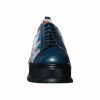 Pantofi dama din piele naturala - Albastru Box + Paun Nou - X3 ABPN