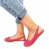 Sandale dama din piele naturala - Roz - T16 R