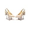 Sandale dama din piele naturala - Firicel auriu - A91 FAU