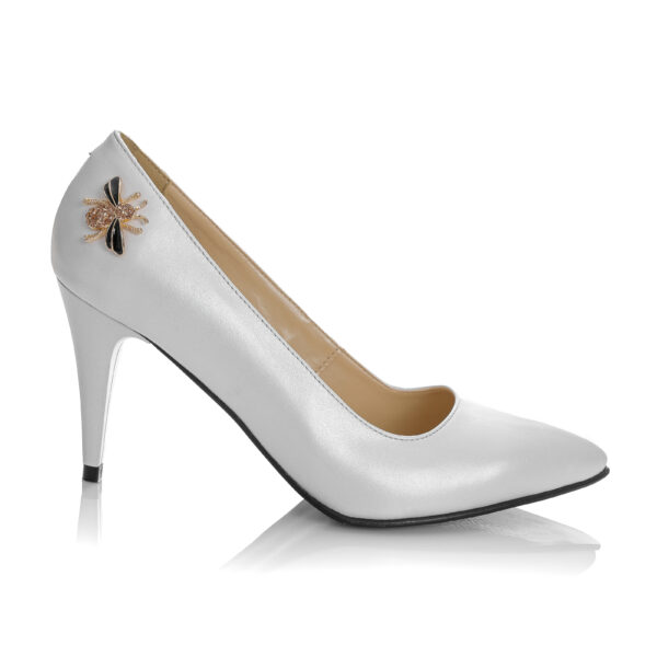 Pantofi dama din piele naturala - ALB SIDEF - A49 AS