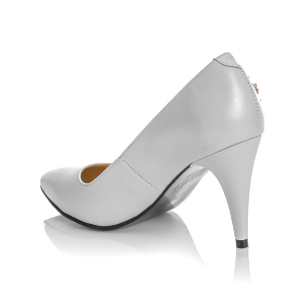Pantofi dama din piele naturala - ALB SIDEF - A49 AS - imagine 4