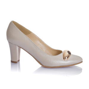 Pantofi dama din piele naturala - BEJ SIDEF - A45 BS