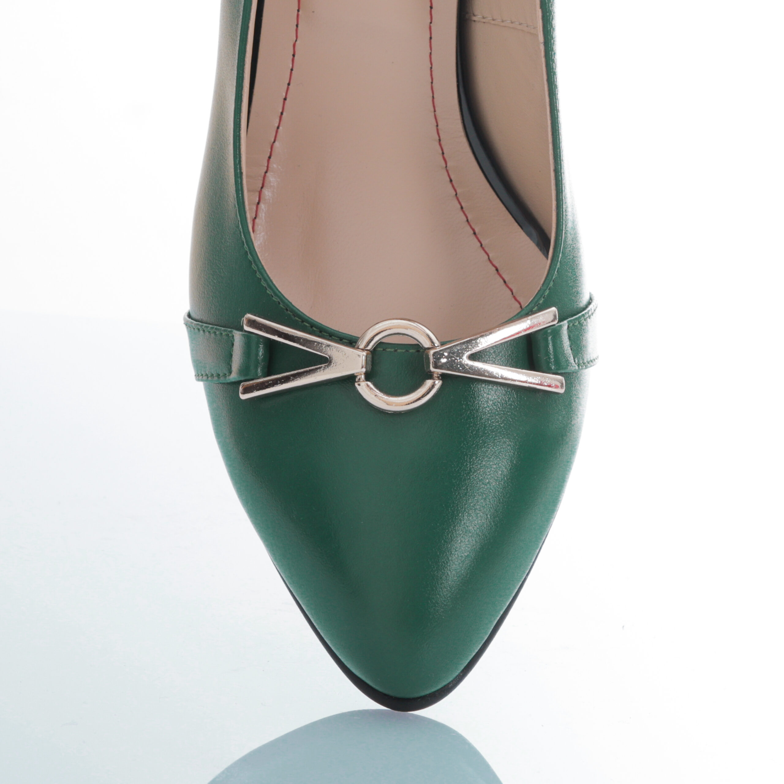 Pantofi dama din piele naturala - VERDE BOX - A44 VB - imagine 4