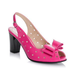 Sandale dama din piele naturala -ROZ BOX - F24 ROZ
