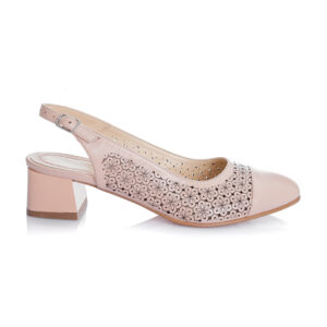 Sandale dama din piele naturala - NUDE BOX - D16 NU