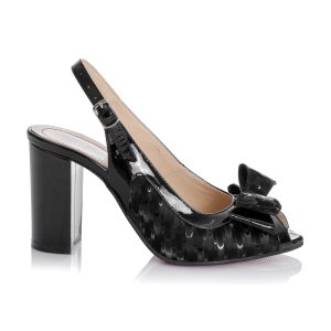 Sandale dama din piele naturala - NEGRU 3D - F22 N3D