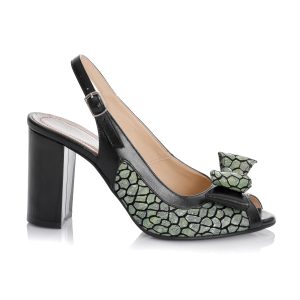Sandale dama din piele naturala - VERDE PONEI - F22 VP