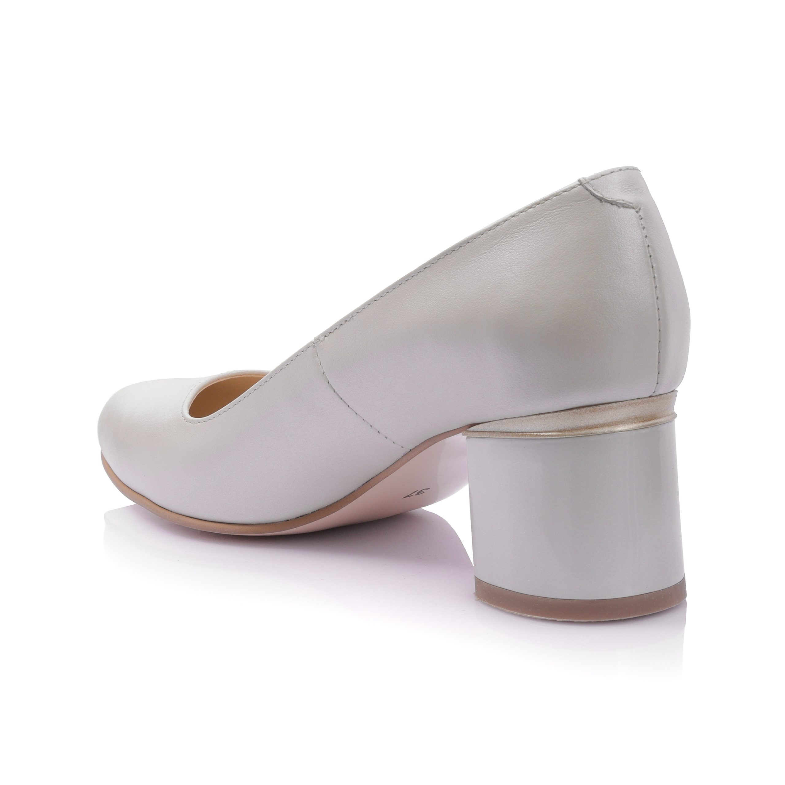 Pantofi dama din piele naturala - BEJ SIDEF - A72 BS - imagine 5