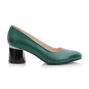 Pantofi dama din piele naturala - VERDE BOX - A72 VB