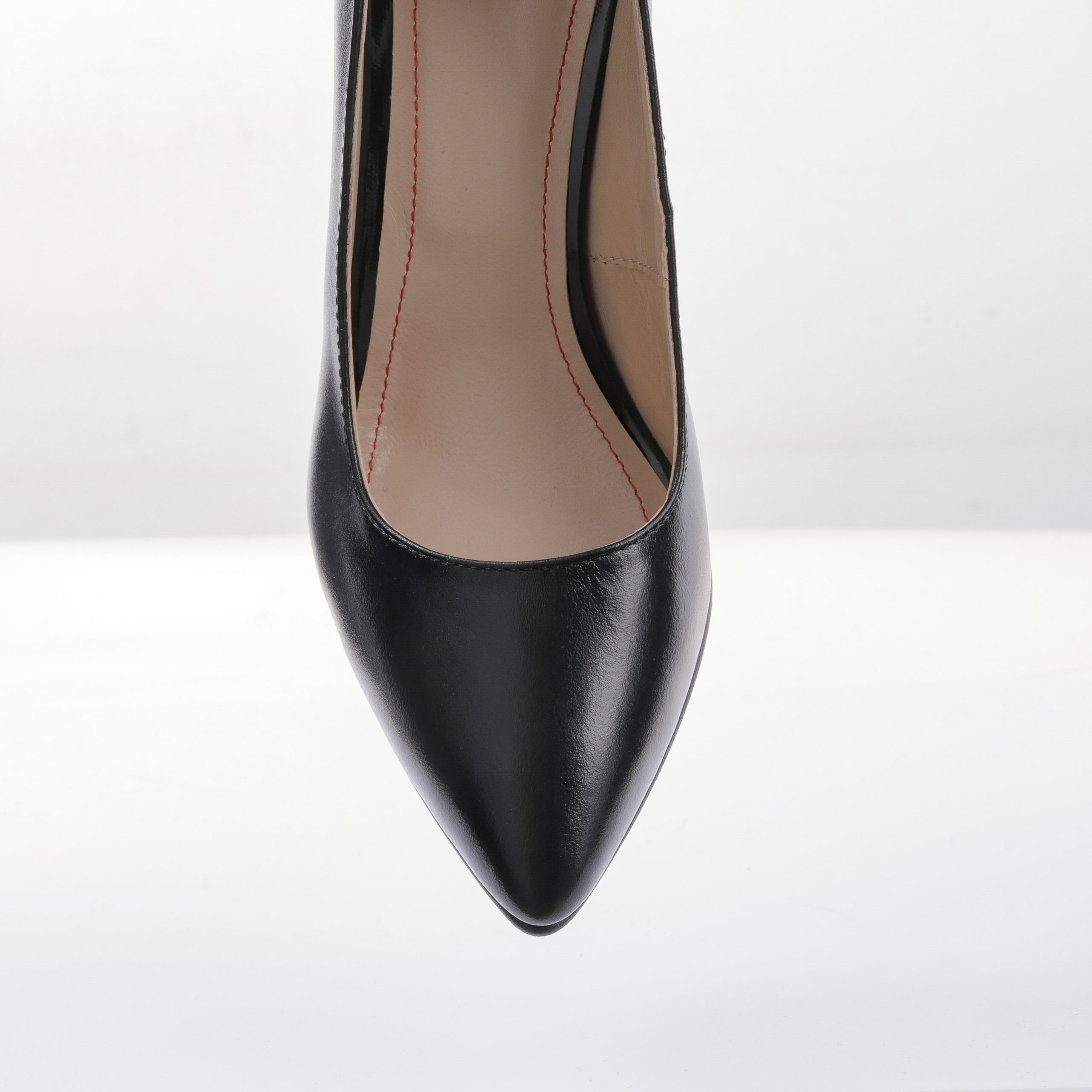 Pantofi dama din piele naturala - NEGRU BOX - A76 NE - imagine 4