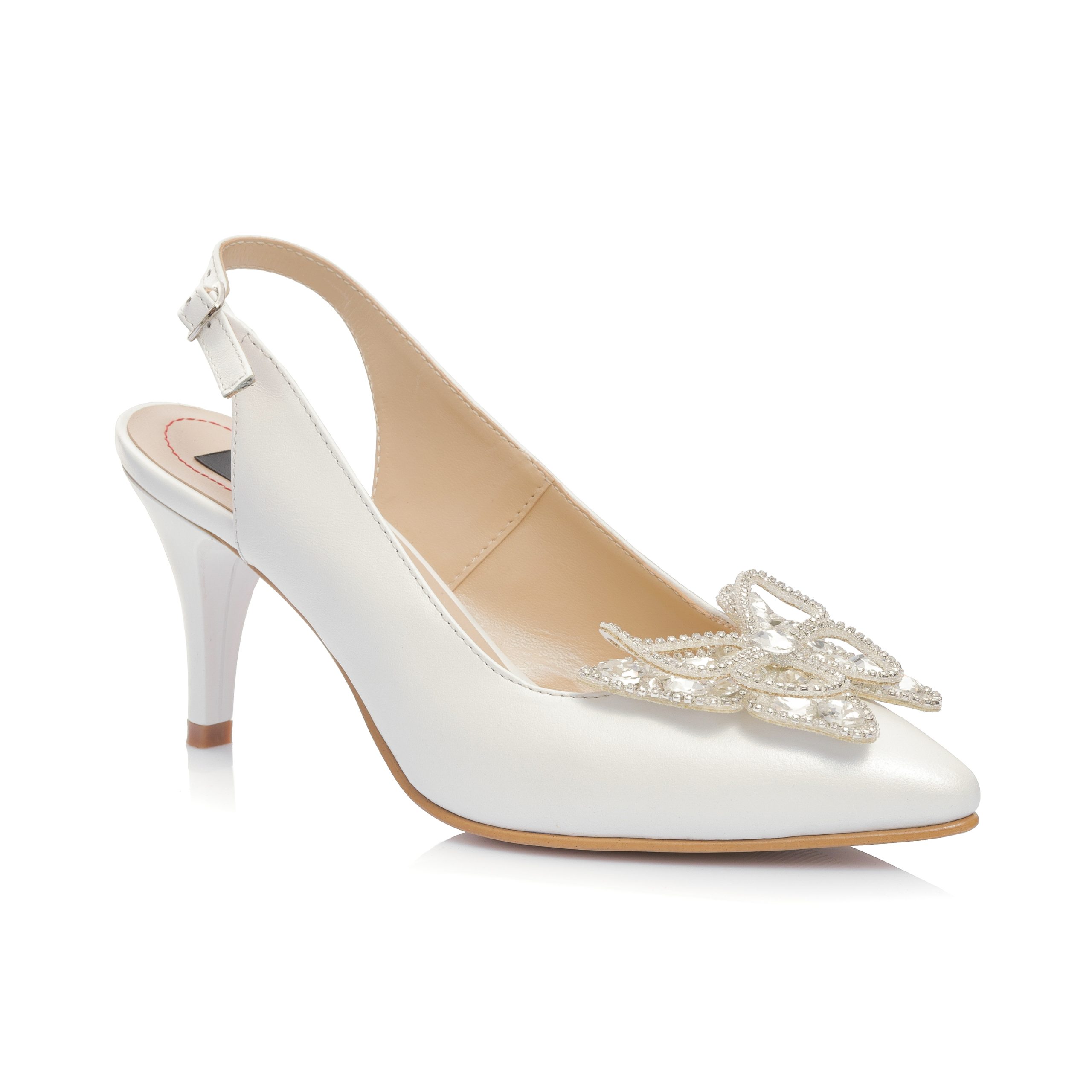 Sandale dama din piele naturala - ALB SIDEF - D57F ALB - imagine 2