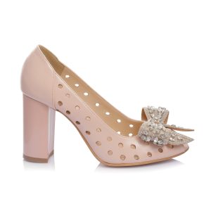 Sandale dama din piele naturala - NUDE BOX - F23P NUDE