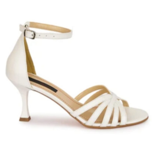 Sandale dama din piele naturala - Alb Sidef - S8 ALB